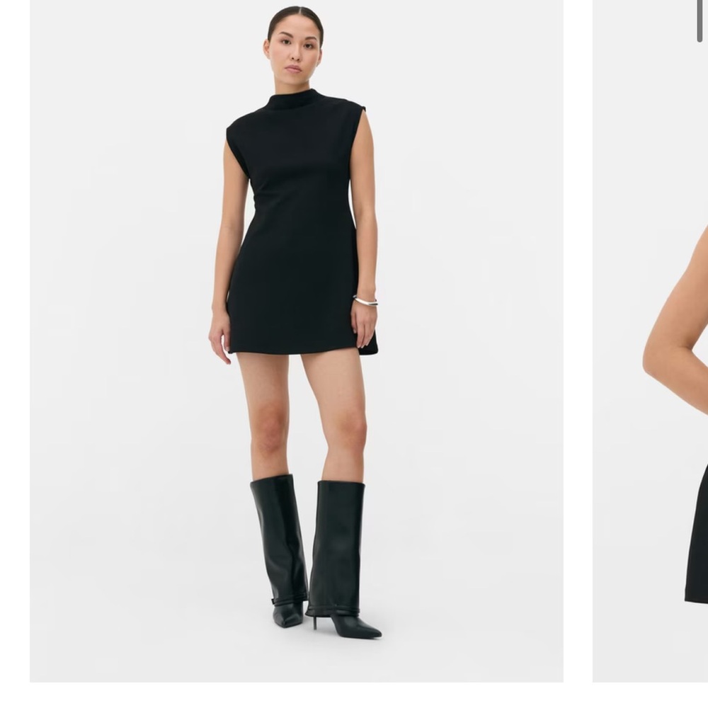 Elegant Black Sleeveless Dress